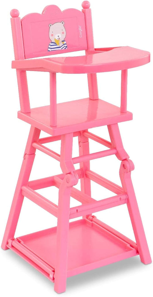 Corolle Baby Doll High Chair - 2-in-1 Design fits 14" 17" Baby