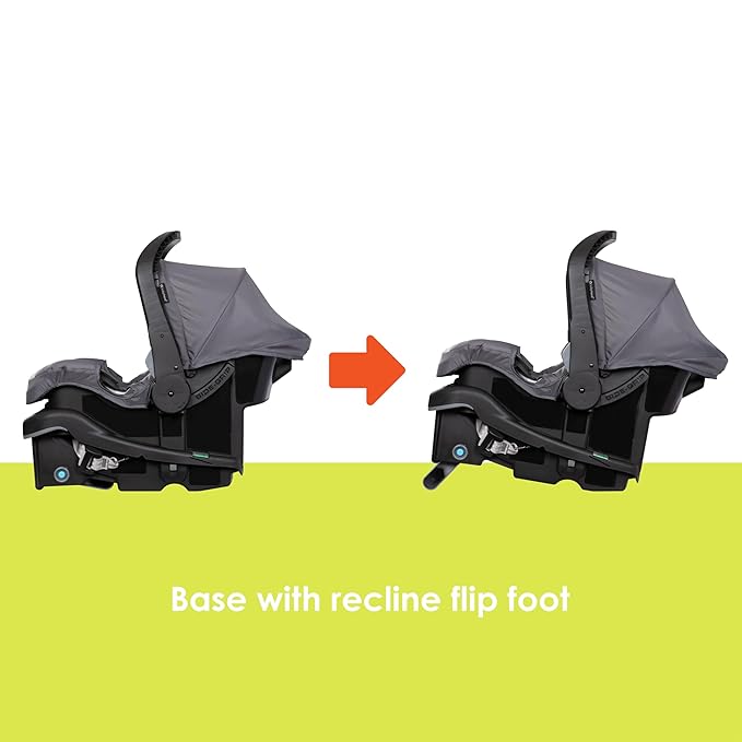 Baby Trend Expedition® Zero Flat Jogger Travel System with LED Lights, Dash Grey