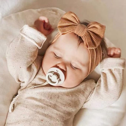 Niceye Pack of 10, Baby Girls Headbands with Bows Handmade
