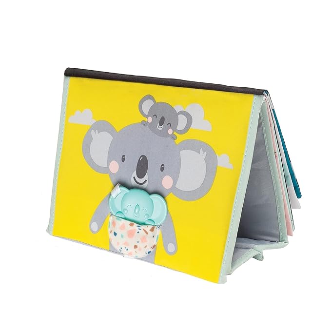 Tummy Time Toys High Contrast Baby Book. Fun, Interactive Crinkle