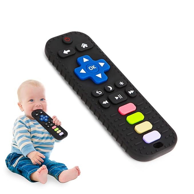 Hooku Silicone Teethers for Babies 0-6 Months, Teething Toys for Babies 6-12 Months 0-3 Months,