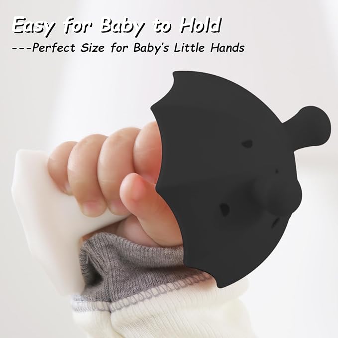 Teething Toys for Babies 0-6 months, Seposeve Umbrella Baby Teether with Suction Base 6-12 months 12-24 months