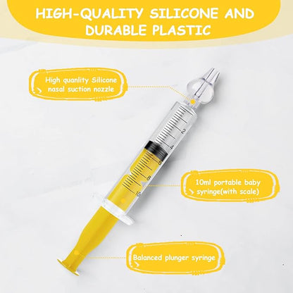 Baby Nasal Irrigator,4PCS Nasal Syringe for Baby