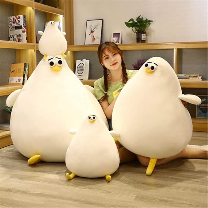 26/40cm Simulation Mother Hen Doll, Funny Fat Chicken Plush Toys (26.cm)