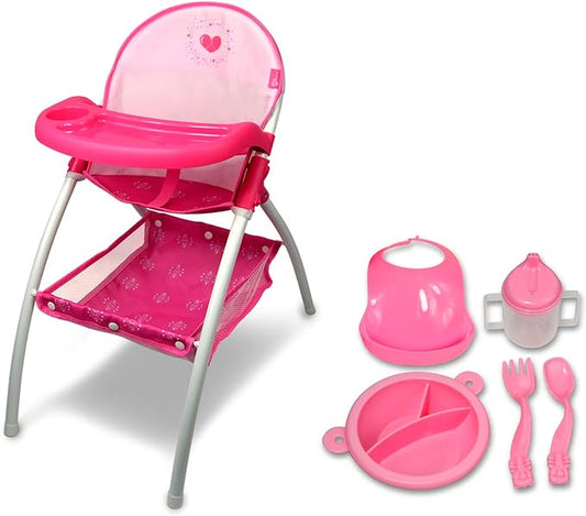 Anivia Baby Doll High Chair, Toy High Chair for Baby Doll