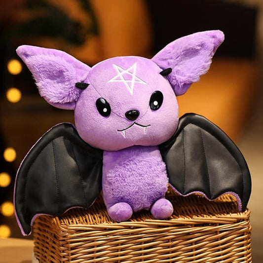NatureMan Bat Plush Stuffed Animal Toy, Soft Huggable Doll for Kids 11.8inch)
