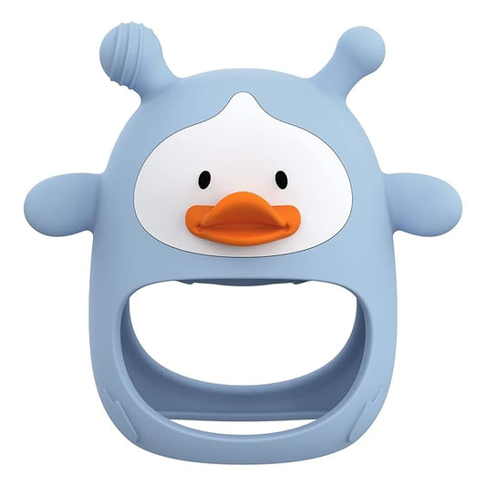 Teething Toys for Babies 0-6 Months, Never Drop Silicone Baby Teether
