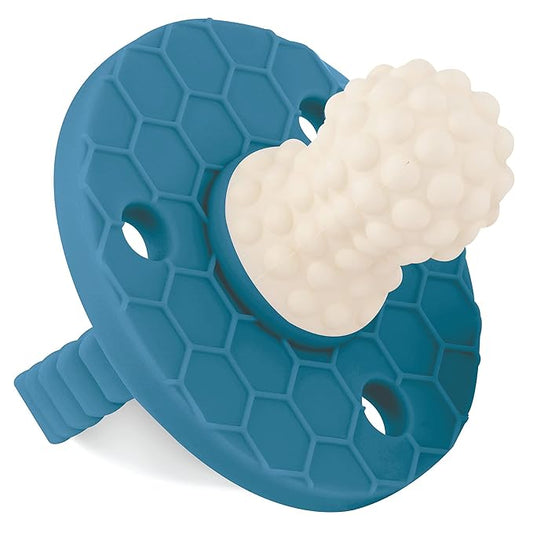 Soothipop Silicone Pacifier Teething Toys for Babies 0-6 Months 12, 18 Months - Pacifier Shaped Baby Teether