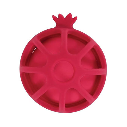 Hudson Baby Silicone Teether, Pomegranate