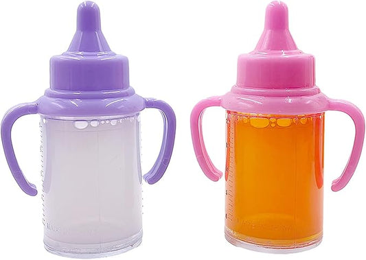 Doll Bottle Set, Baby Doll Disappearing Magic Bottles - 3.4 3.4 in