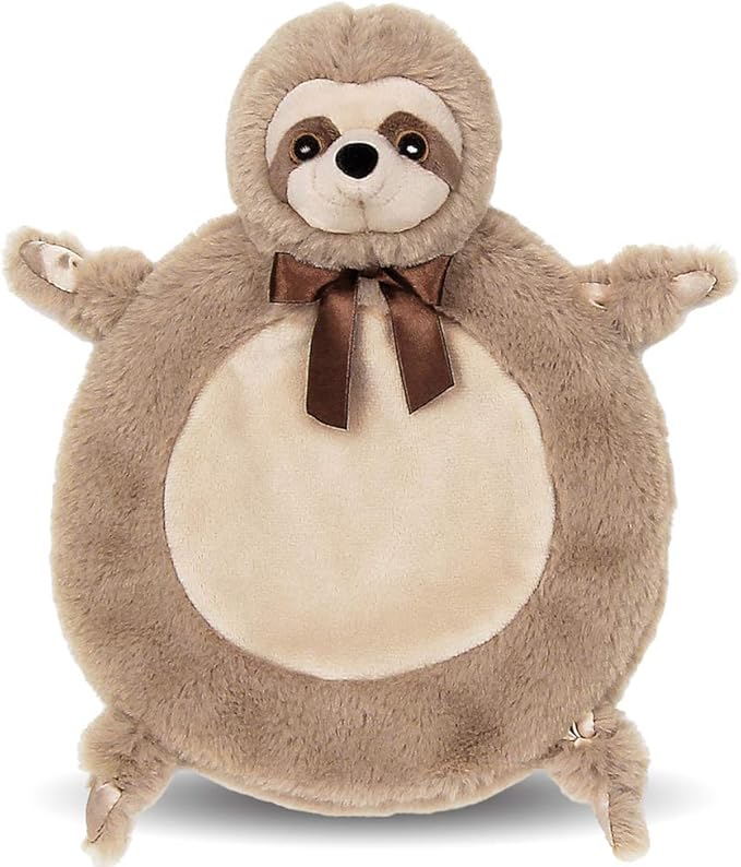 Bearington Baby Wee Speedster, 8 x 7 Inch Small Sloth Stuffed Animal