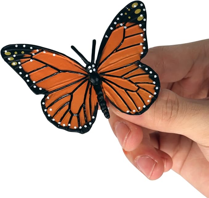 iftnotea 8PCS Monarch Butterflies Life Cycle Toy Figurines for Kids 3 4 5 6