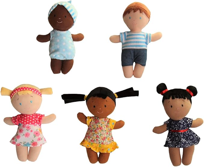 Basket of Buddies 8" Plush Diversity Dolls | Toddler Dolls 5