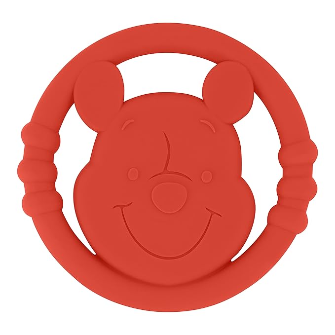 Cudlie Disney Silicone Teether Toy Set for Infants, Food Grade and BPA Free Teethers for Babies 6-12 Months 2-Pack Teether