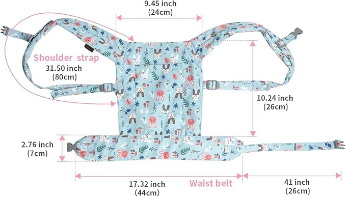 Baby doll carrier for baby girl Premiums soft straps and 18 inch