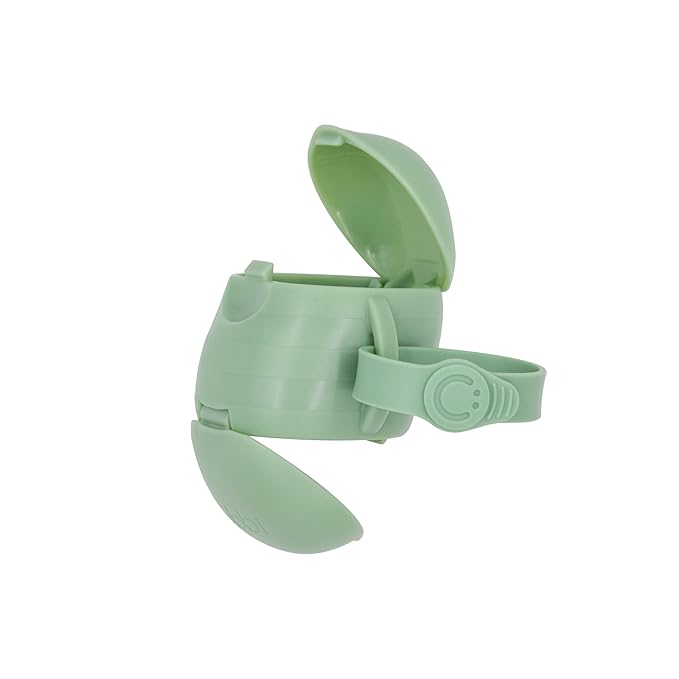 Ubbi On-The-Go Dual Pacifier Holder, Keep's Baby's Binkies Clean and Accessible