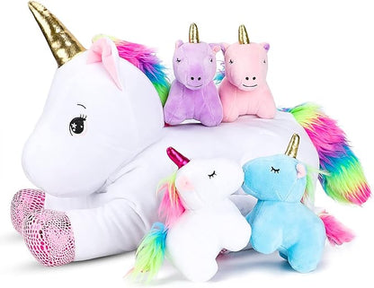 16inch Unicorn Stuffed Animals PlaySet- Unicorn Doll Toy Gifts 4 Baby