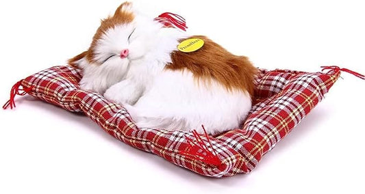 Simulation Lovely Cat Make Sounds Doll Cute Sleeping Plush Cats