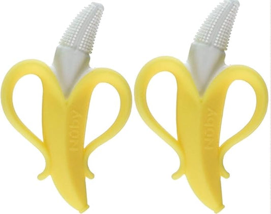 Nuby Nananubs Banana Massaging Teether (Pack of 2)