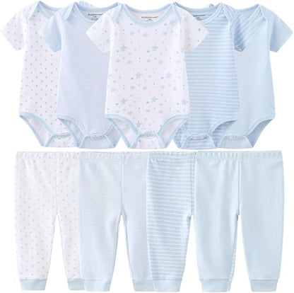 Kiddiezoom Unisex Baby Layette Essentials Giftset Clothing Set 19-Piece For Newborn Baby
