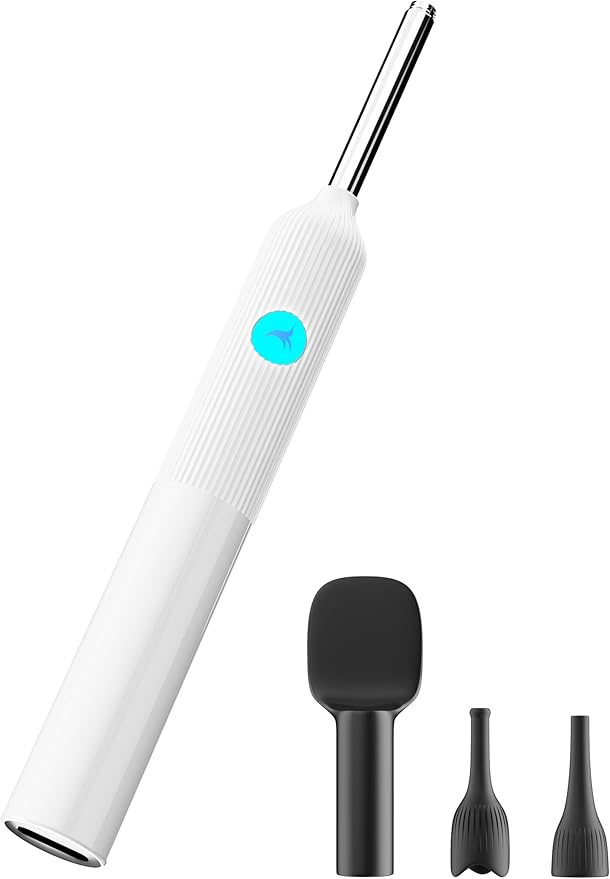 OTTOLIVES Baby Ear, Nose, Throat Examination Set with HD Camera, Home ENT Scope with 6LED Light, Ear Checker Tool, Baby Healthcare and Grooming Kit, Registry Essential Kit