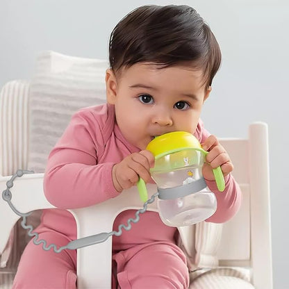 Toy Tethers for Babies, Pacifier Holder Clip with Self-Adjusting Bayonet