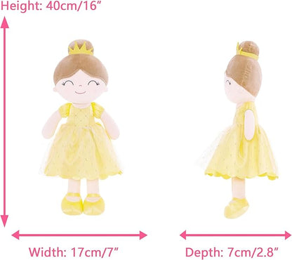 Gloveleya Dolls Princess Girls Toy First Baby Girl Gifts Soft 16" with