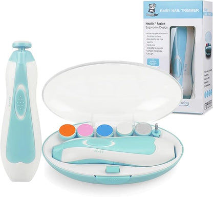 PandaEar Baby Nail Manicure Pedicure Grooming Care Kit & Baby Nail Trimmer