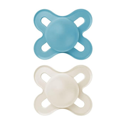 MAM Original Start Matte Newborn Baby Pacifier, Best Pacifier for Breastfed Babies 0-3 (Pack 2)