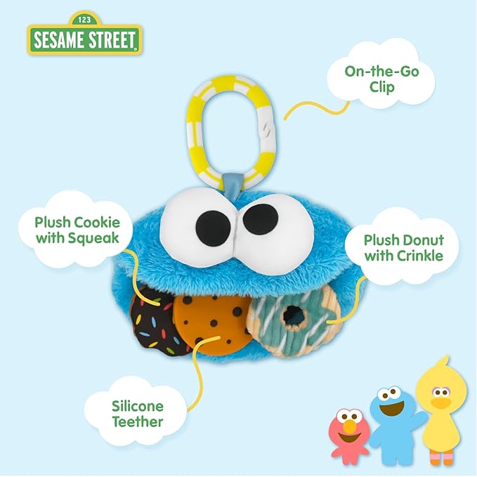 KIDS PREFERRED Sesame Streed Cookie Monster On The Go Activity