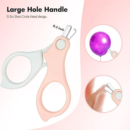 Baby Nail Kits, 4-in-1 Newborn Nail Clippers with Cute Monkey Shape Case. Baby Nail Clipper, Scissor, Nail File & Tweezer for Unisex Newborn Infant Toddler Kids