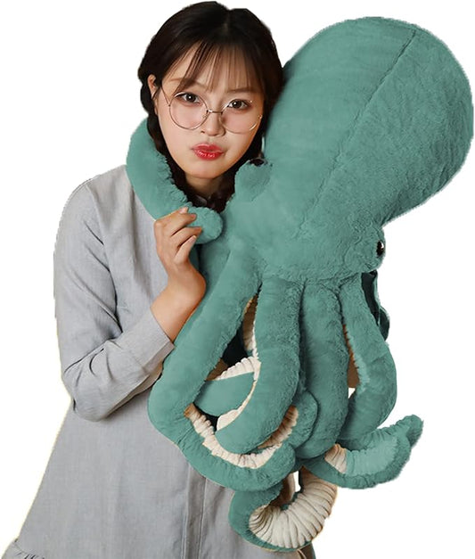 Octopus Stuffed Animals Octopus Plush Doll Toys Octopus Stuffed Toys Gift for Kids and Lovers for Birthday, Christmas Day(17.7-inch Green)