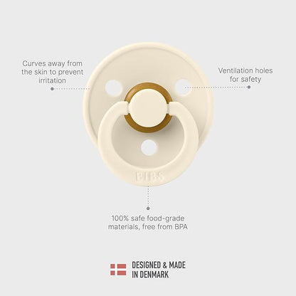 BIBS Liberty Pacifier | 2 Colour Natural Rubber Latex Soothers