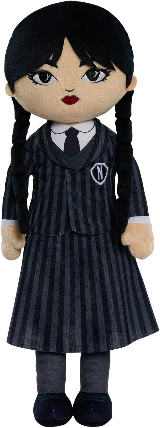 Just Play Wednesday Large 15.5-inch Plush Doll, Kids Toys for Ages 3 Up