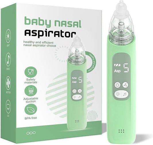 Baby Nasal Aspirator, Electric Nose Sucker with 5 Levels Suction