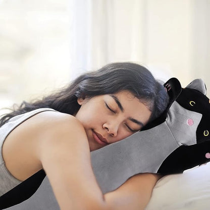 shangman Lovely Plush Cat Doll Cute Cartoon Soft Stuffed Kitten 110cm/43.3in)