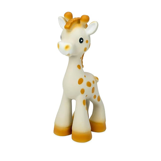Nuby Jackie The Giraffe Natural Rubber Baby Teether - 3+ Months