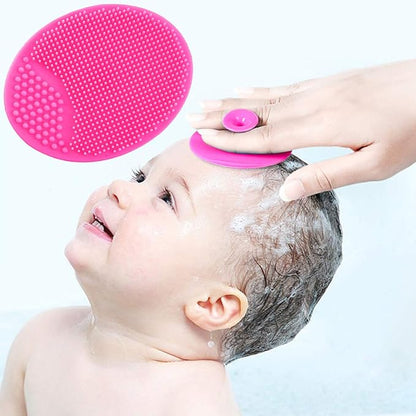 Baby Hair Brush, Cradle Cap Brush, Baby Hair Comb, Baby Hair Brush and Comb Set for Newborns & Toddlers, Baby Brush Soft Bristles, Ideal for Cradle Cap, Perfect Baby Registry Gift (Rose Red)