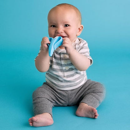 Baby Banana - Blue Banana Toothbrush, Training Teether Tooth Brush for Infant