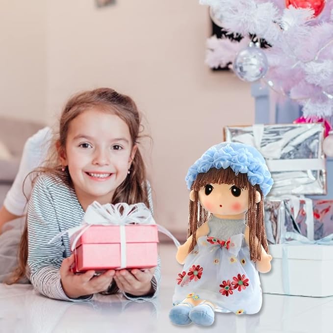 ikasus Soft Baby Doll with Clothes, Kawaii 17.7 Rag Doll
