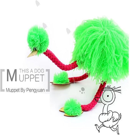 HOCHE Toy-Marionette Ostrich (Green)
