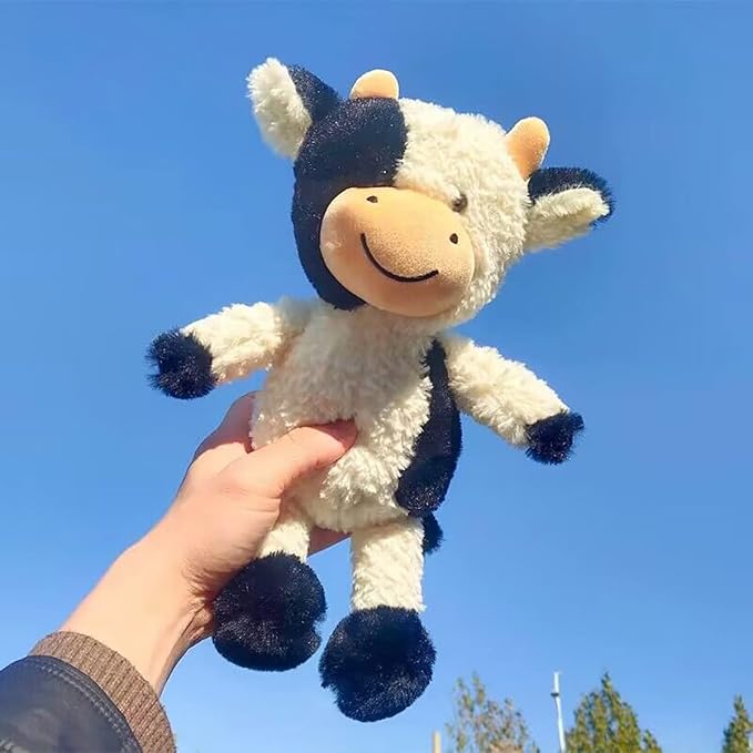 Cow Stuffed Animal Cow Plush Doll Toy 11.8 inch