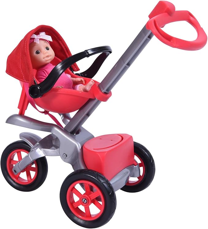 Bye Baby Doll Stroller Play Set for 18" Dolls - 18 Inch