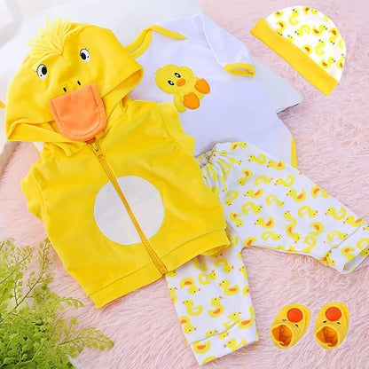 MAIHAO Reborn Baby Doll Clothes for 17-22 Inch Newborn Baby 17-22 inch 5pcs Set 17-22 Inch