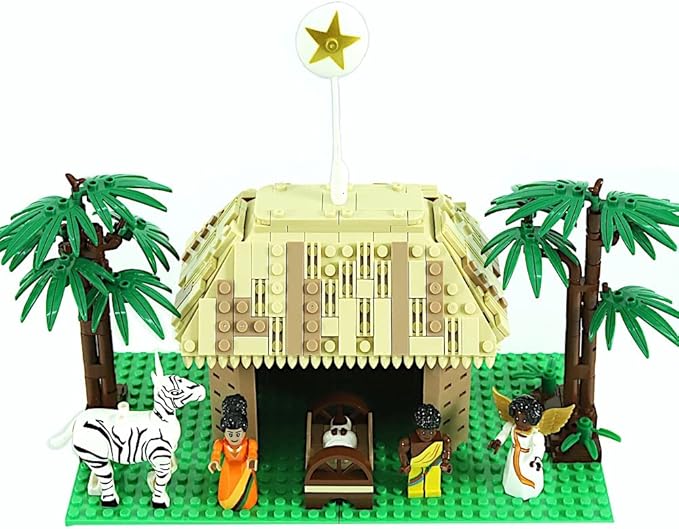 African Nativity International Series - Block Building Christmas Nativity Set 12+ (603
