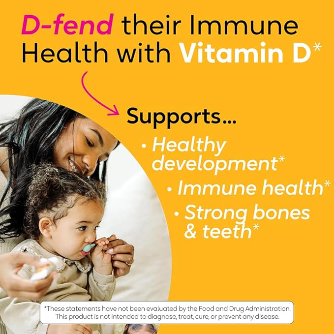BioGaia Immune Active Baby Probiotic Drops + Vitamin D | for Digestive & Immune Health 0-36 Months 50 Day