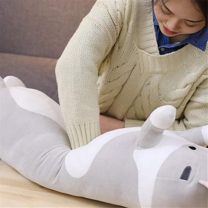shangman Lovely Plush Cat Doll Cute Cartoon Soft Stuffed Kitten (Grey,130cm/51.1in)