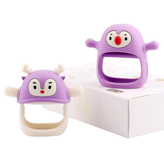 Smily Mia Baby Teething Toy |Penguin Teether for 0-6Months 3m+, Soft