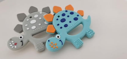 Dinosaur Toys Baby Teething Toys Teether for Infant Baby Newborn 0-6 Months 6 to 12 18