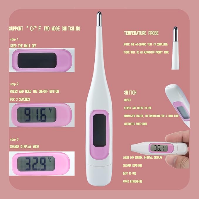 Baby Grooming Kit, Baby Essentials for Newborns (10 in 1) (Pink)